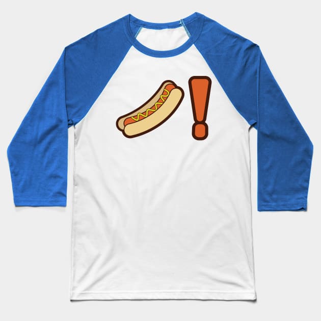 Hotdog! Baseball T-Shirt by Nightgong